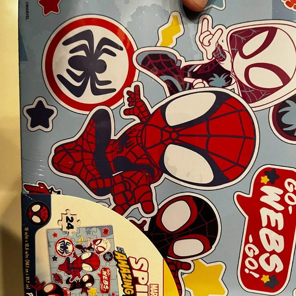 SpiderMan (Spidey & Friends - Marvel‎ Junior Lunchbox Puzzle - 24 pps - New -x